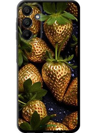 Чохол на samsung galaxy a15 золота полуниця "5637b-3357-2448"