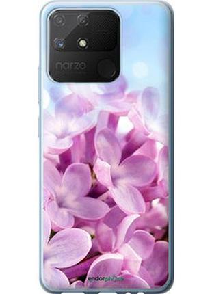 Чехол на realme narzo 50a сирень "527t-2514-2448"