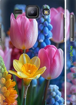 Чехол на samsung galaxy j1 j100h весенние цветы "6058m-104-2448"