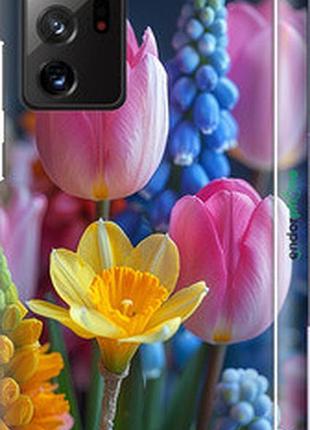 Чохол на samsung galaxy note 20 ultra весняні квіти "6058m-2051-2448"