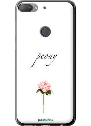 Чехол на htc desire 12 plus пион "4366u-1485-2448"