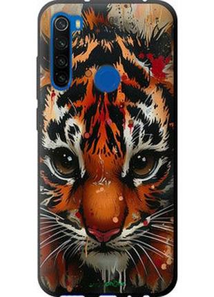 Чехол на xiaomi redmi note 8t mini tiger "6052b-1818-2448"
