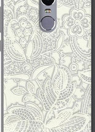 Чохол на xiaomi redmi note 4 біле мереживо "4383t-352-2448"