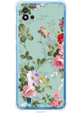 Чехол на realme c11 2021 цветочные обои 2 "862sp-2485-2448"