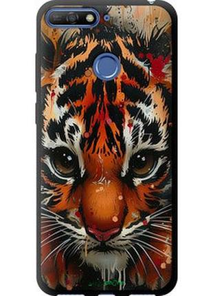Чехол на huawei y6 prime 2018 mini tiger "6052b-1441-2448"