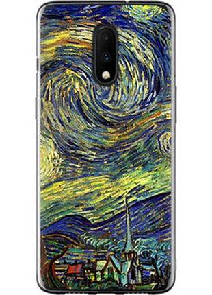 Чохол на oneplus 7 вінсент ван гог. зоряна ніч "163u-1740-2448"