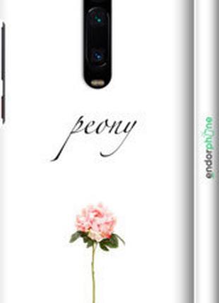 Чехол на xiaomi mi 9t pro пион "4366m-1698-2448"