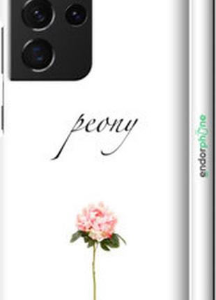 Чехол на samsung galaxy s21 ultra (5g) пион "4366m-2116-2448"