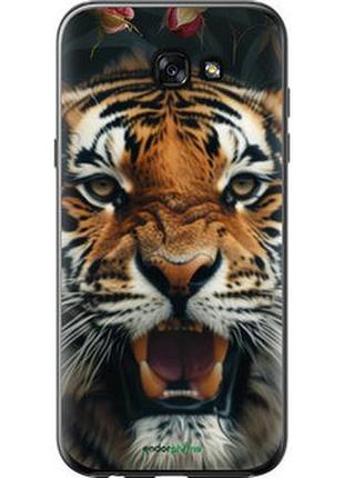 Чехол на samsung galaxy a7 (2017) тигровое величие "6080t-445-2448"