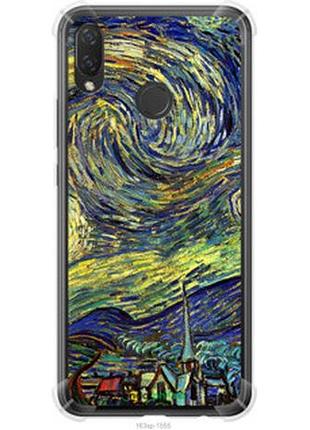 Чехол на huawei p smart plus винсент ван гог. звёздная ночь "163sp-1555-2448"