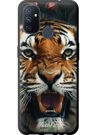 Чехол на oneplus nord n100 тигровое величие "6080b-2130-2448"