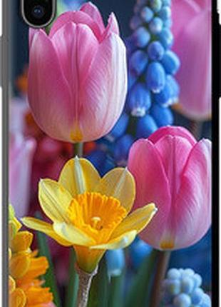 Чехол на iphone xs весенние цветы "6058b-1583-2448"