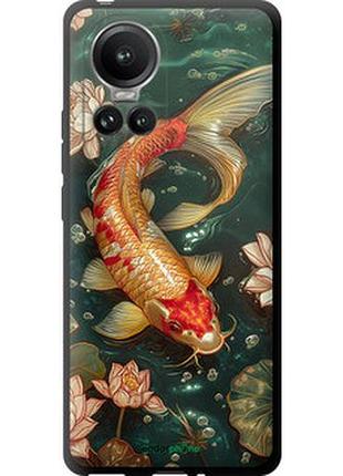 Чехол на oppo reno10 pro мелодия лотоса "6106b-3109-2448"