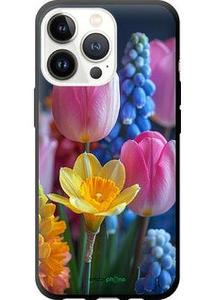 Чохол на iphone 13 pro весняні квіти "6058b-2372-2448"