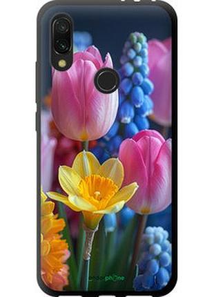 Чехол на xiaomi redmi 7 весенние цветы "6058b-1669-2448"