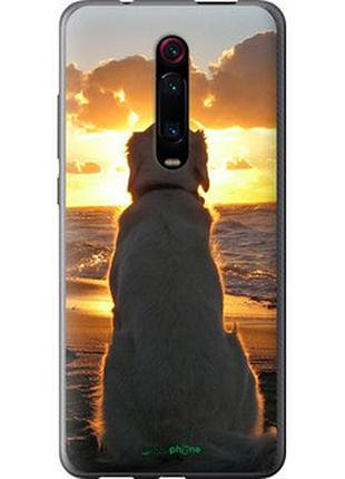 Чехол на xiaomi redmi k20 закат и собака "3966u-1817-2448"
