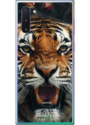 Чехол на samsung galaxy note 10 тигровое величие "6080t-1718-2448"
