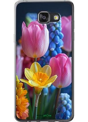 Чехол на samsung galaxy a7 (2016) a710f весенние цветы "6058t-121-2448"