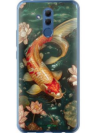 Чехол на huawei mate 20 lite мелодия лотоса "6106u-1575-2448"
