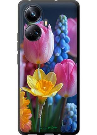 Чехол на realme 10 pro plus весенние цветы "6058b-2944-2448"