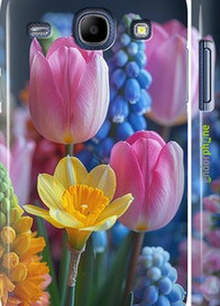 Чехол на samsung galaxy core i8262 весенние цветы "6058c-88-2448"