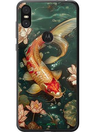 Чехол на motorola one мелодия лотоса "6106t-1589-2448"