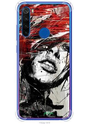 Чохол на xiaomi redmi note 8t обличчя дівчини "1162sp-1818-2448"