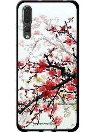 Чохол на huawei p20 pro квітучий кущ "831b-1470-2448"