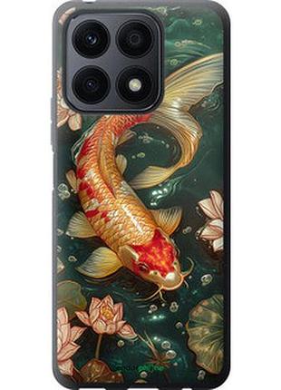 Чехол на huawei honor x8a мелодия лотоса "6106u-2963-2448"