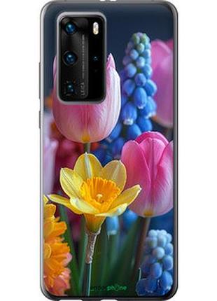 Чохол на huawei p40 pro весняні квіти "6058u-1839-2448"
