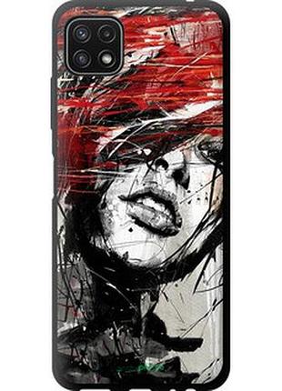 Чехол на samsung galaxy a22 5g a226b лицо девушки "1162b-2581-2448"
