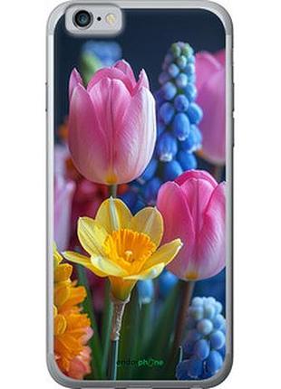 Чехол на iphone 6 весенние цветы "6058t-45-2448"