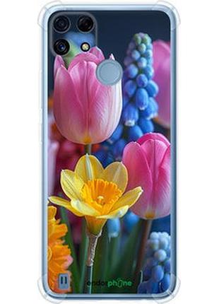 Чохол на realme c21 весняні квіти "6058sp-2321-2448"