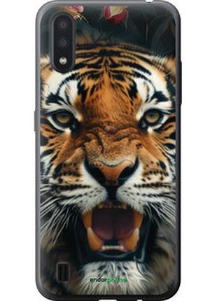 Чехол на samsung galaxy a01 a015f тигровое величие "6080u-1842-2448"
