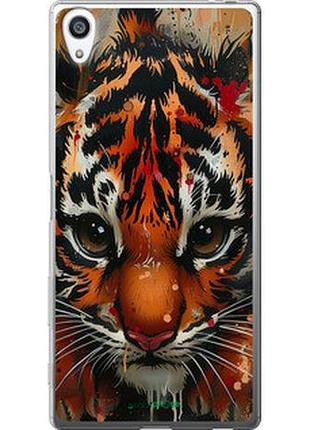 Чехол на sony xperia z5 premium e6883 mini tiger "6052t-345-2448"