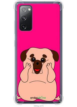 Чехол на samsung galaxy s20 fe g780f весёлый мопс "4908sp-2075-2448"