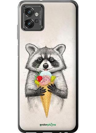 Чехол на motorola g32 енотик с мороженым "4602u-2845-2448"