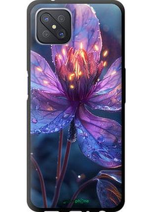 Чехол на oppo reno 4 z магический цветок "6038b-2278-2448"