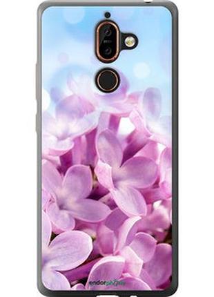 Чехол на nokia 7 plus сирень "527u-1354-2448"