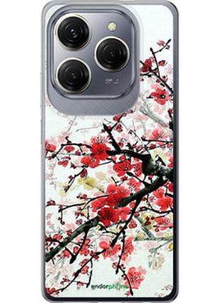 Чохол на tecno spark 20 pro квітучий кущ "831u-3620-2448"