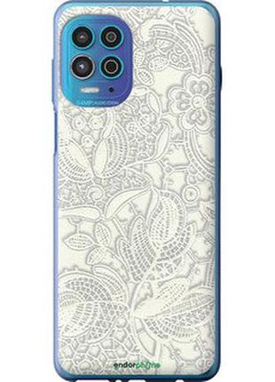 Чохол на motorola g100 біле мереживо "4383u-2359-2448"