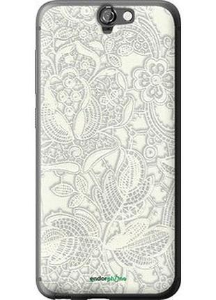 Чехол на htc one a9 белое кружево "4383u-156-2448"