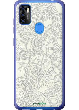Чохол на zte blade a7s 2020 біле мереживо "4383u-2454-2448"