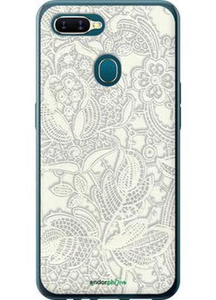 Чехол на oppo a5s белое кружево "4383t-1892-2448"