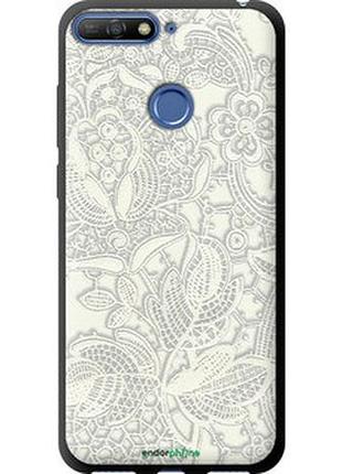 Чохол на huawei honor 7a pro біле мереживо "4383b-1440-2448"