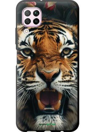 Чехол на huawei p40 lite тигровое величие "6080b-1887-2448"