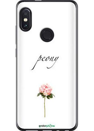 Чехол на xiaomi redmi note 5 pro пион "4366u-1353-2448"