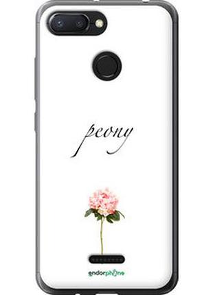 Чехол на xiaomi redmi 6 пион "4366u-1521-2448"