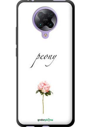 Чехол на xiaomi redmi k30 pro пион "4366b-1899-2448"