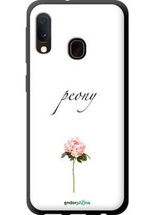 Чохол на samsung galaxy a20e a202f півонія "4366b-1709-2448"